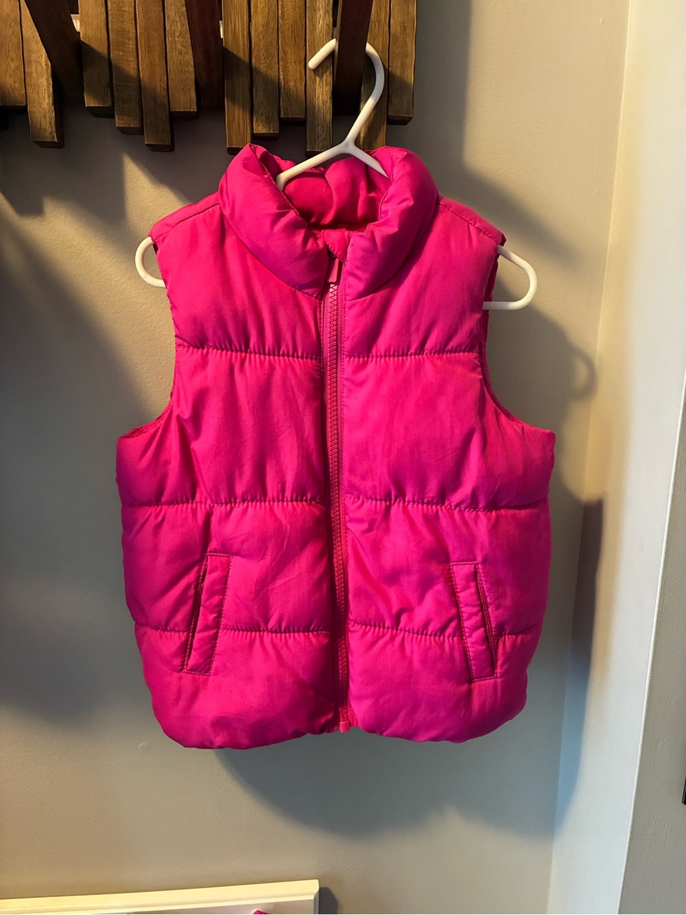 Old Navy Hot Pink Puffer Vest for Kids